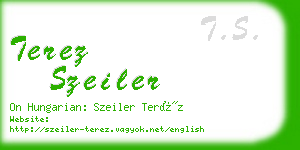 terez szeiler business card